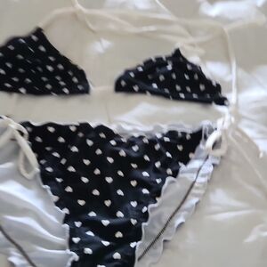 Shoshanna Black and White Polka Dot Bikini